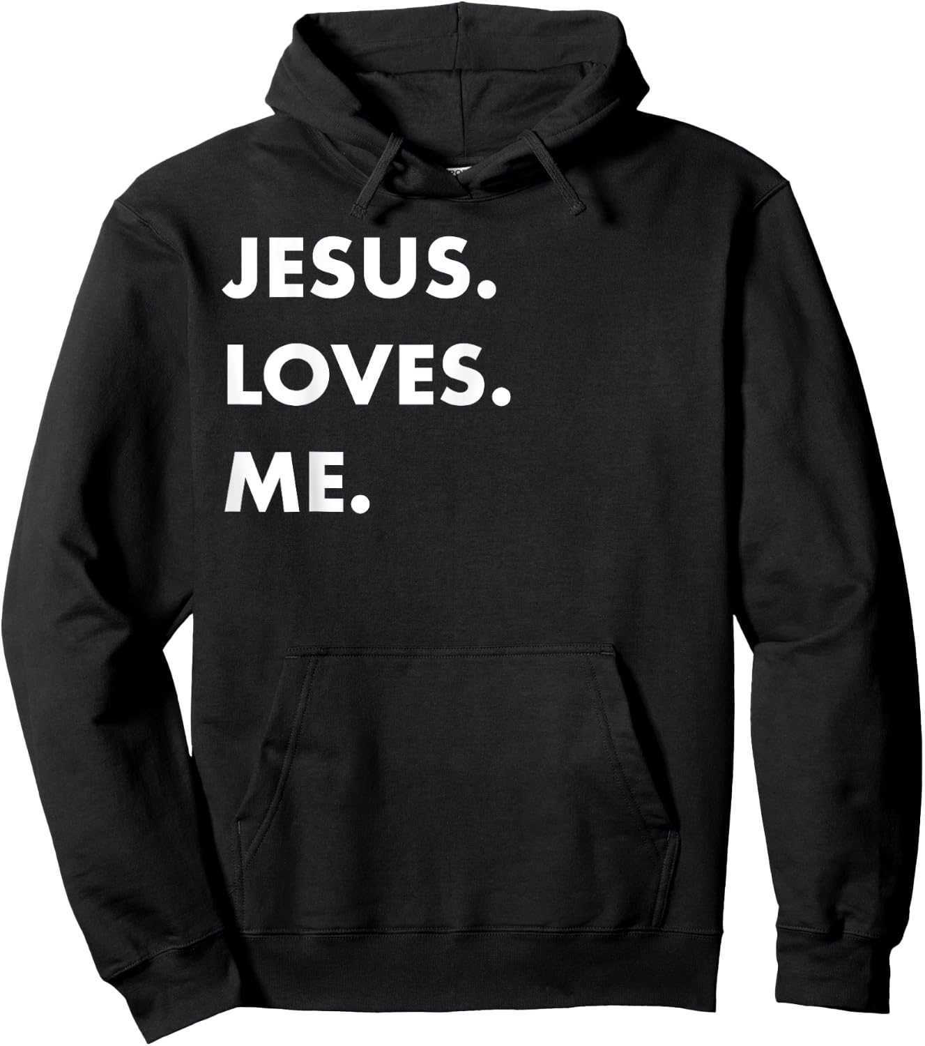 Jesus Loves Me Christian Believe God Love Faith Hoodie - Hoodie | Black
