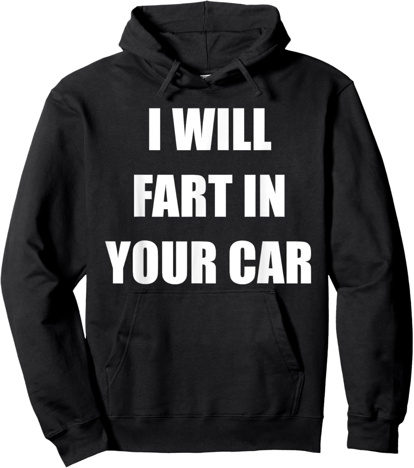 I Will Fart In Your Car Hoodie - Hoodie | Black