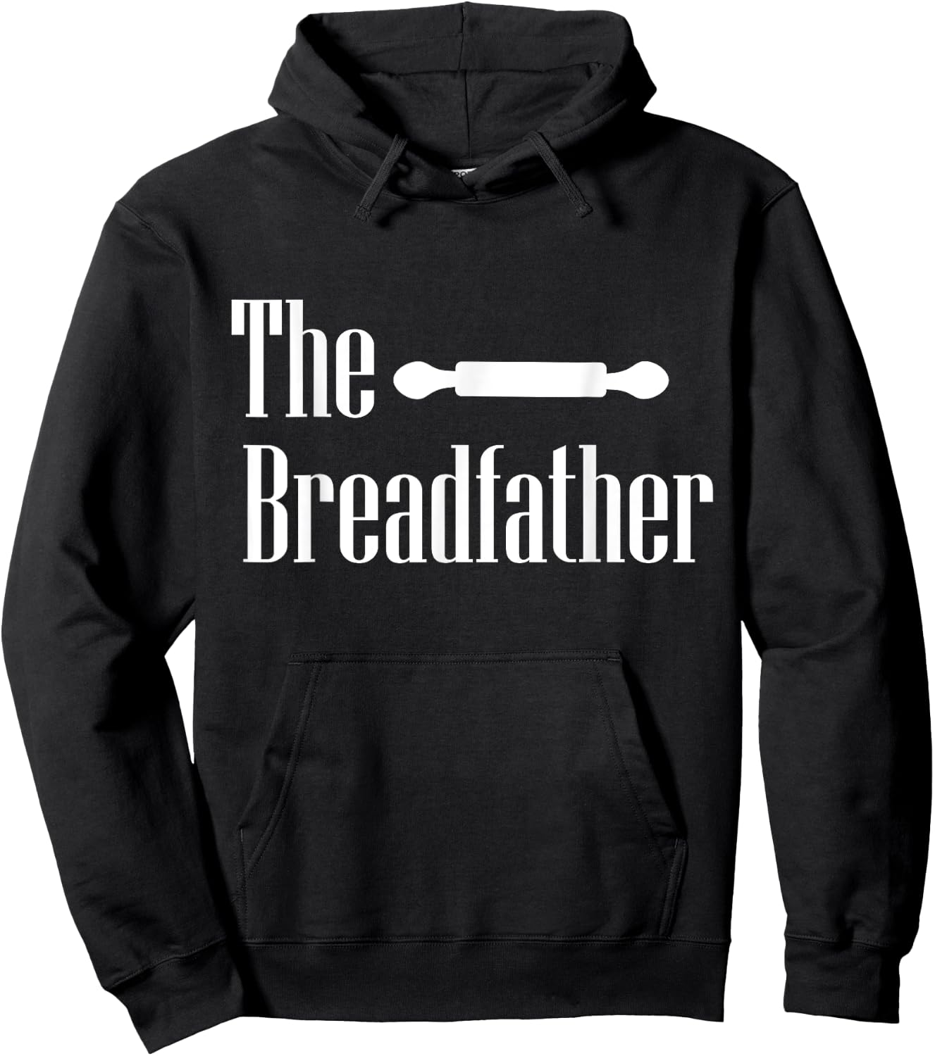The Breadfather Baker Dad Fathers Day Baking Pastry Chef Hoodie - Hoodie | Black