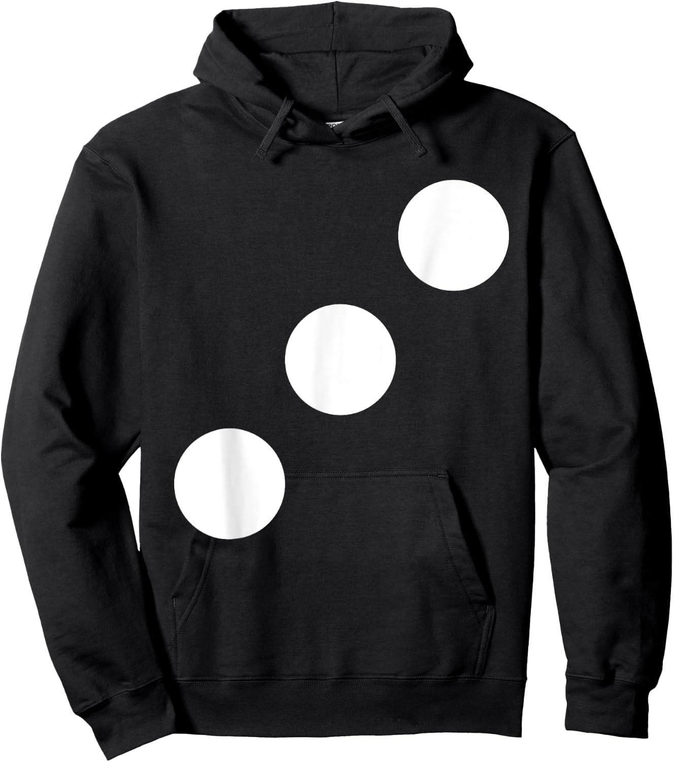 Human Dice Number 3 Group Matching Halloween Costume Family Hoodie - Hoodie | Black