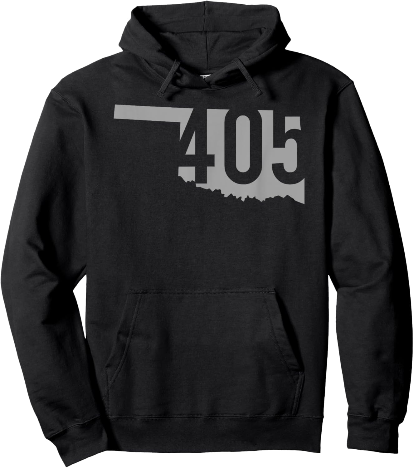 405 Area Code, Oklahoma City, Norman, Edmond, Oklahoma Hoodie - Hoodie | Black