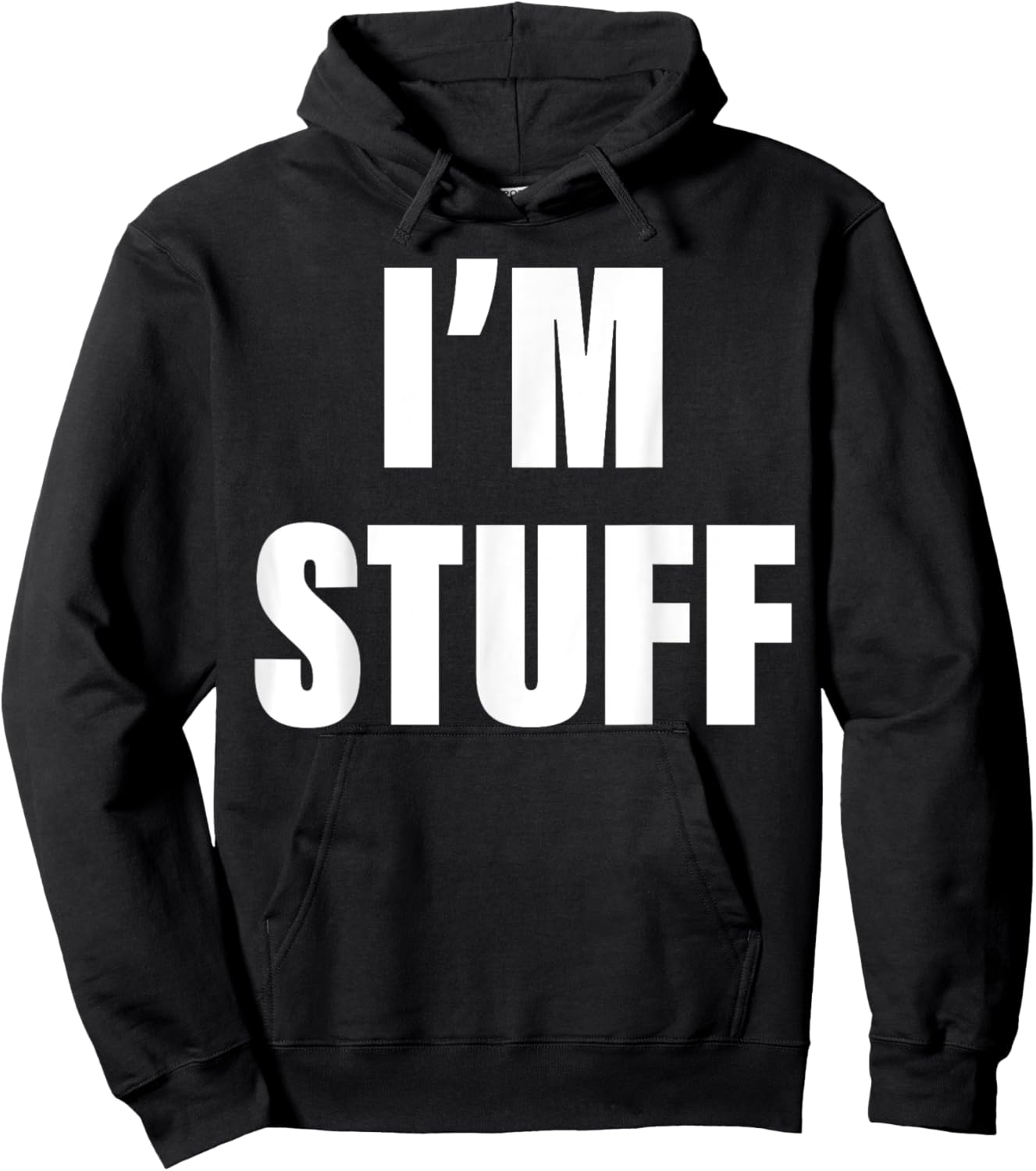 I'm Stuff Funny Couple I Was Doing Stuff Hoodie - Hoodie | Black