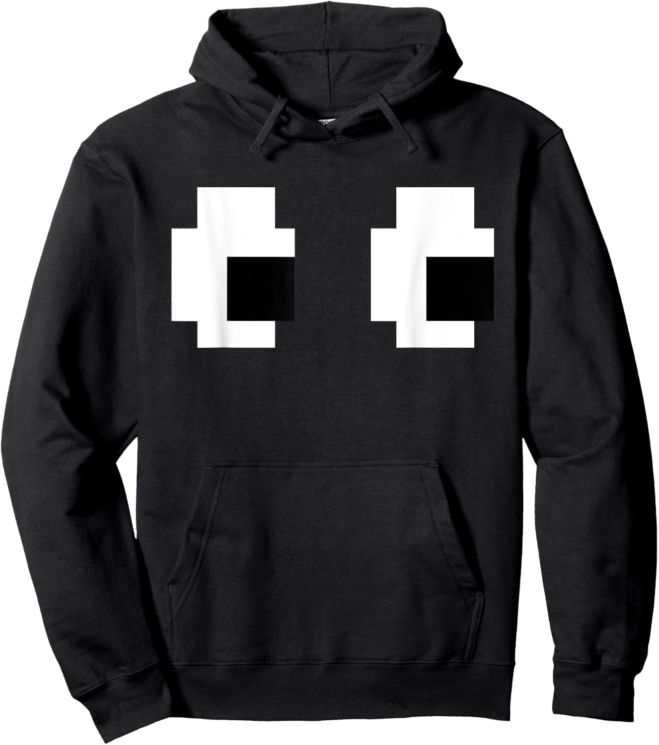 Retro Arcade Game Ghost 80s 8 bit Halloween Group Costume Hoodie - Hoodie | Black