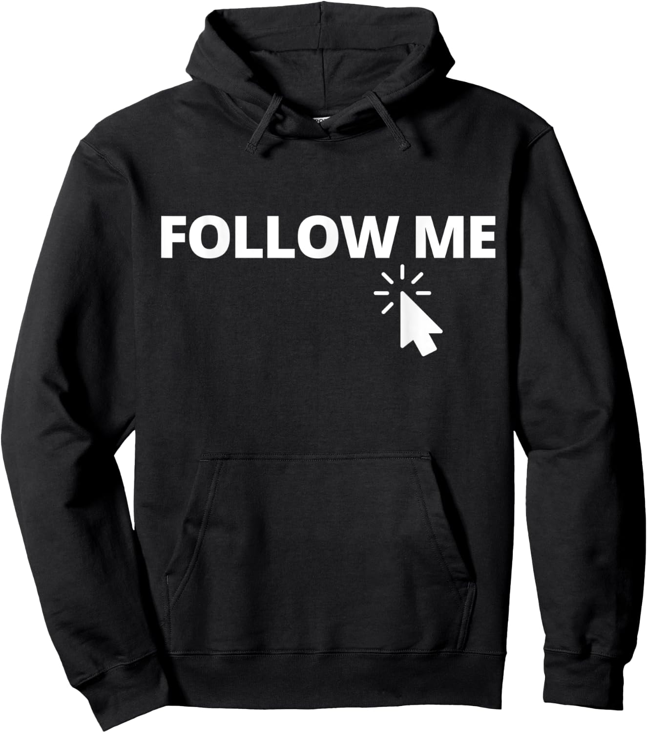 Follow Me on Social Media Content Creator Vlogger Streamer Hoodie - Hoodie | Black