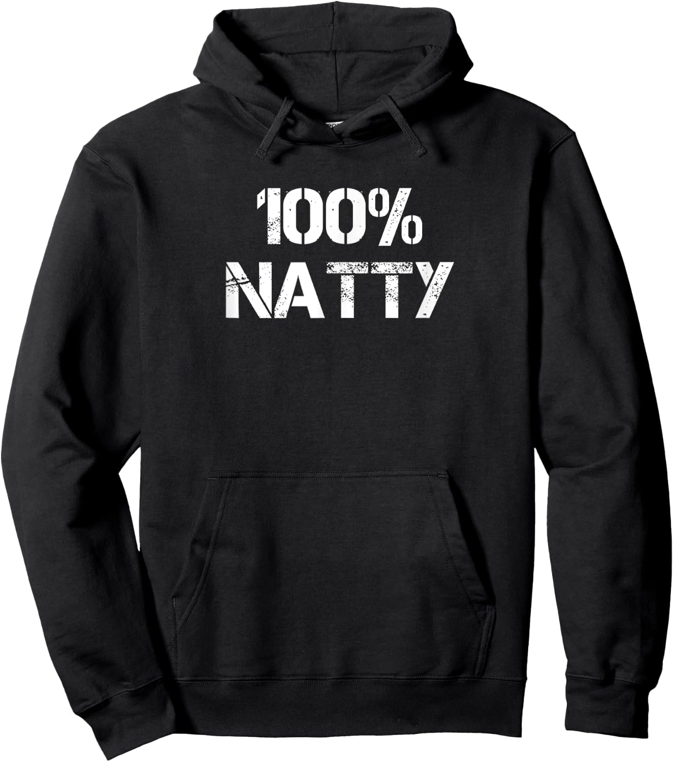 Gym Training FH 100% Cotton Black -Adults Classic Fit Hoodie - Hoodie | Black