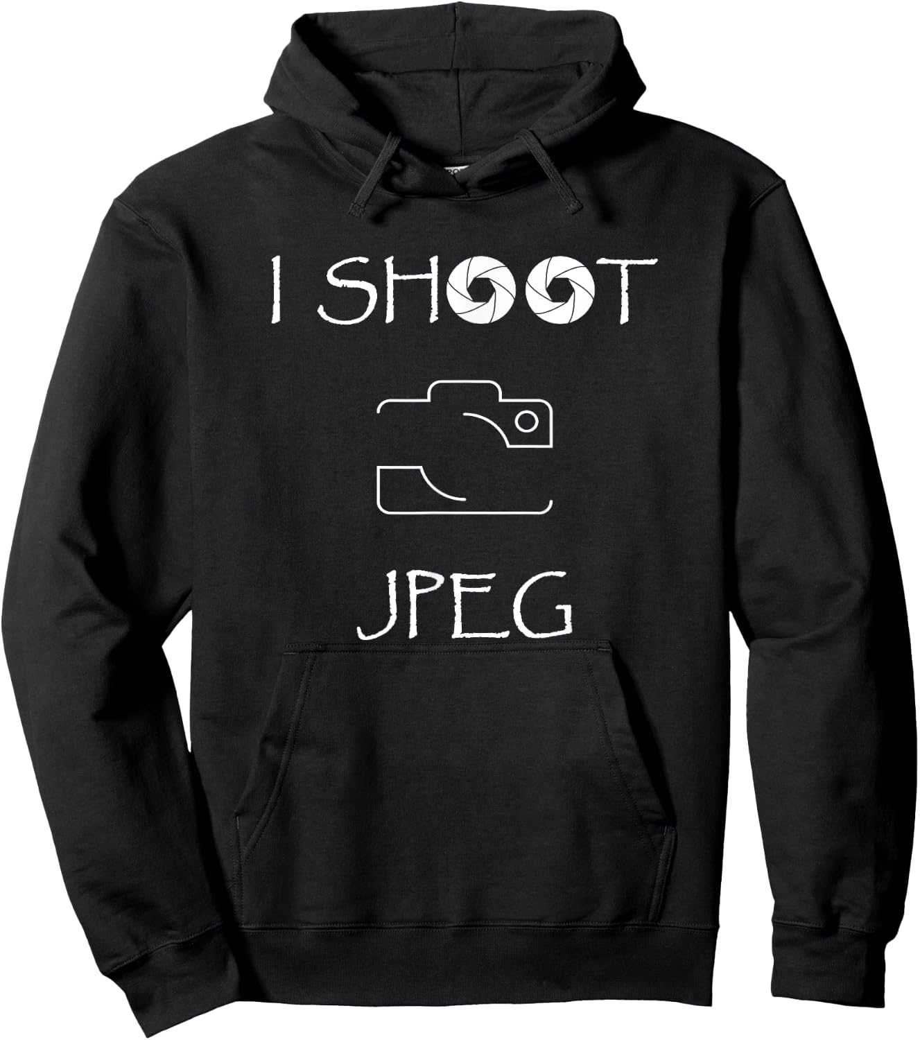 Photographer I Shoot Jpeg Hoodie - Hoodie | Black