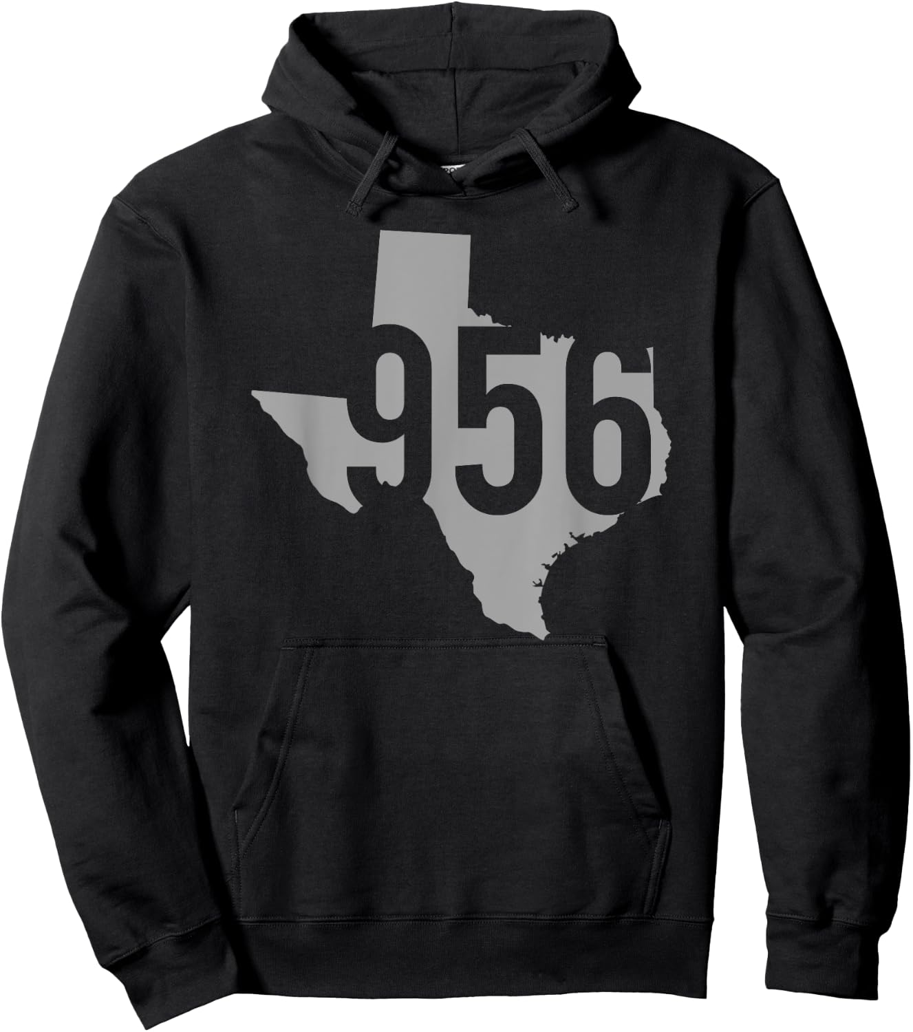 956 Area Code, Laredo, Brownsville, McAllen, Texas Hoodie - Hoodie | Black