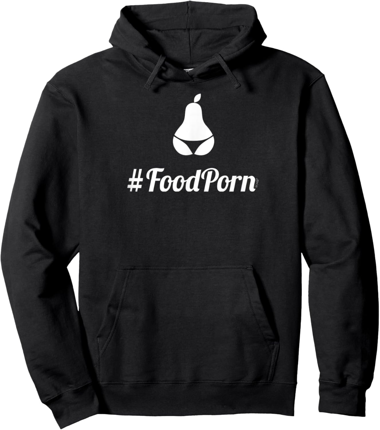 FoodPorn Funny Foodie Gift Chef Cook Food Humor Hoodie - Hoodie | Black