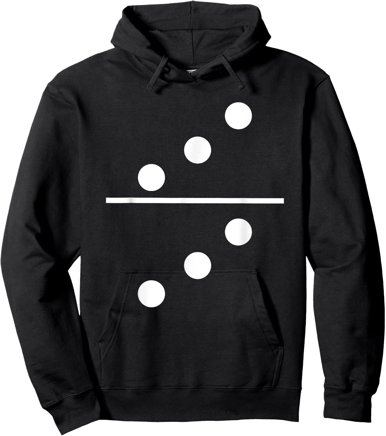 Domino 3 and 3 Matching Halloween Group Costumes 3-3 Hoodie - Hoodie | Black