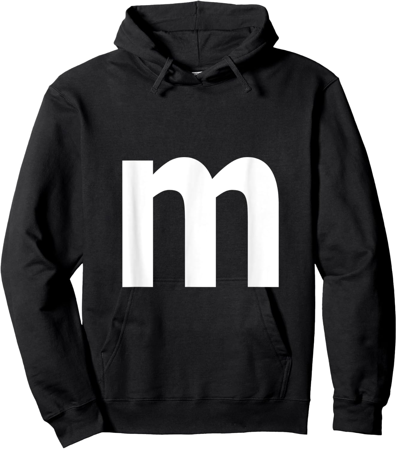 Alphabet Letter M (lower case m) - Additional Colors Hoodie - Hoodie | Black