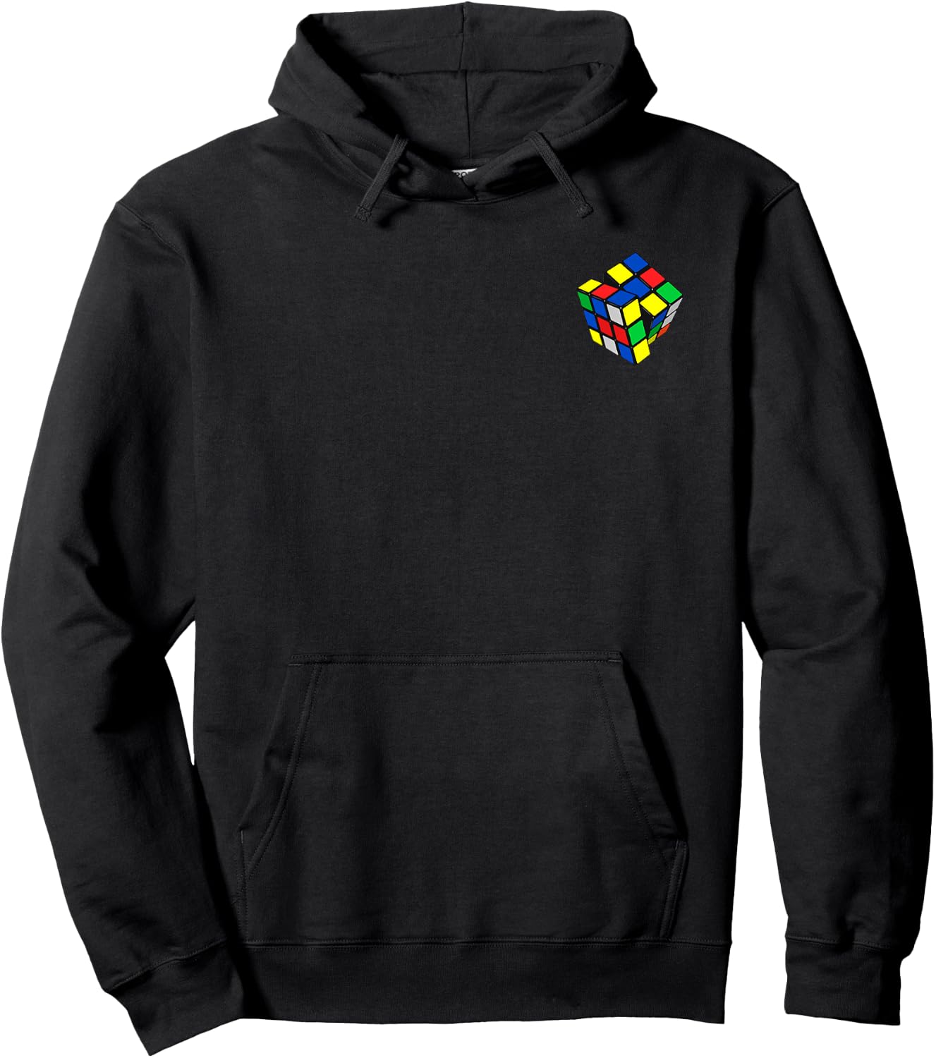 Impossible Rubik Rubix Rubics Cube Pocket Retro Gaming Boy Hoodie - Hoodie | Black