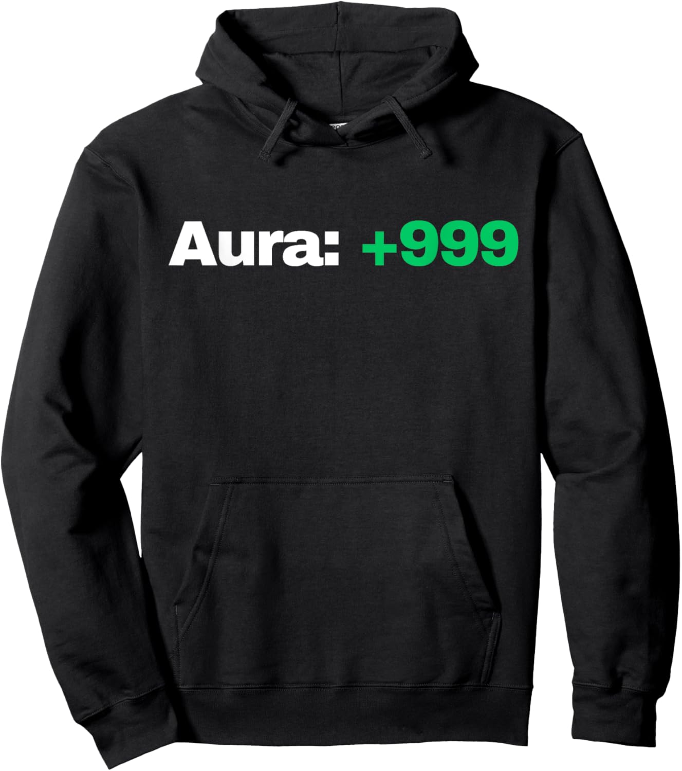 Funny Aura Points Sarcastic Meme Hoodie - Hoodie | Black