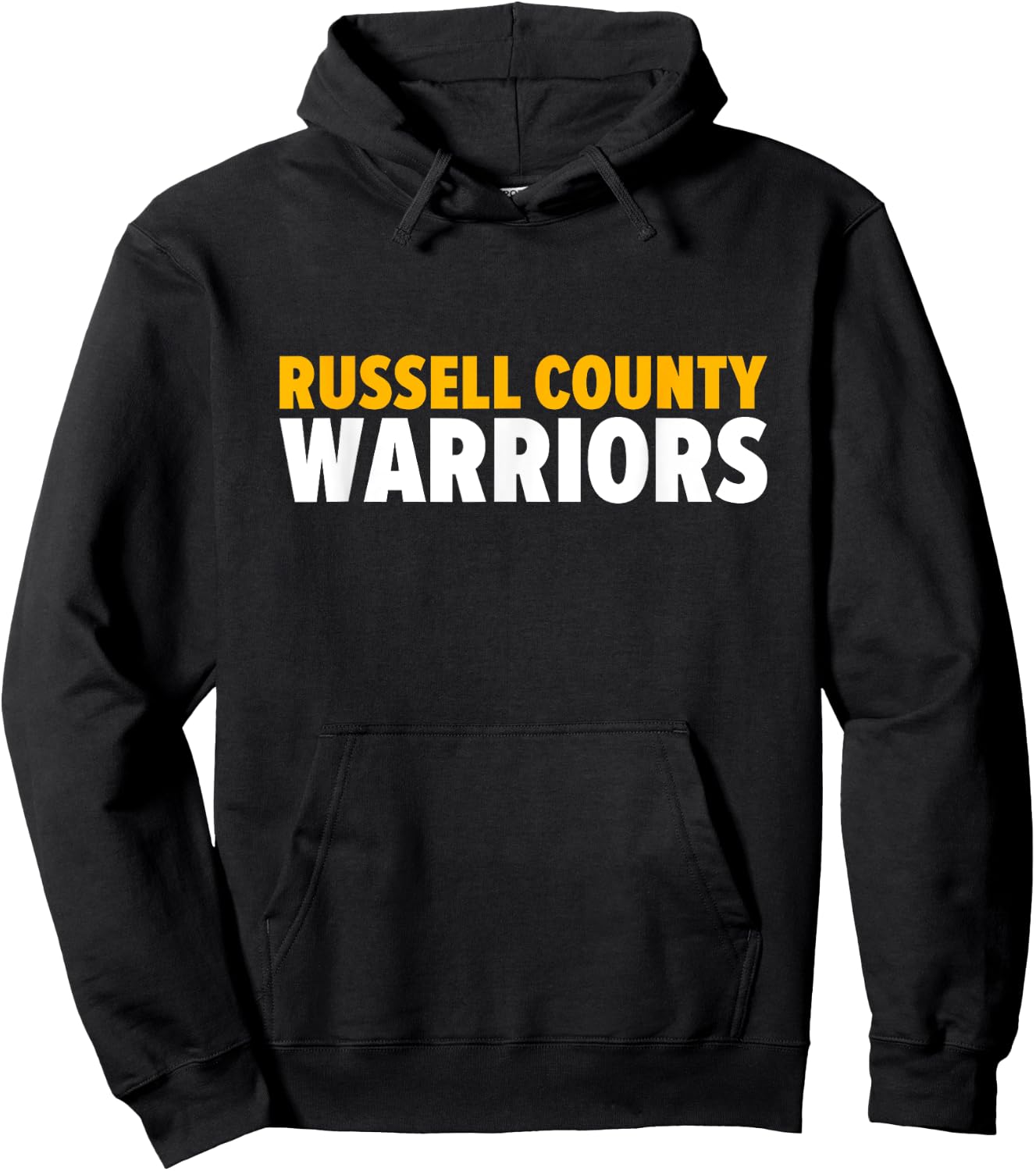 Russell County Warriors Bold Hoodie - Hoodie | Black