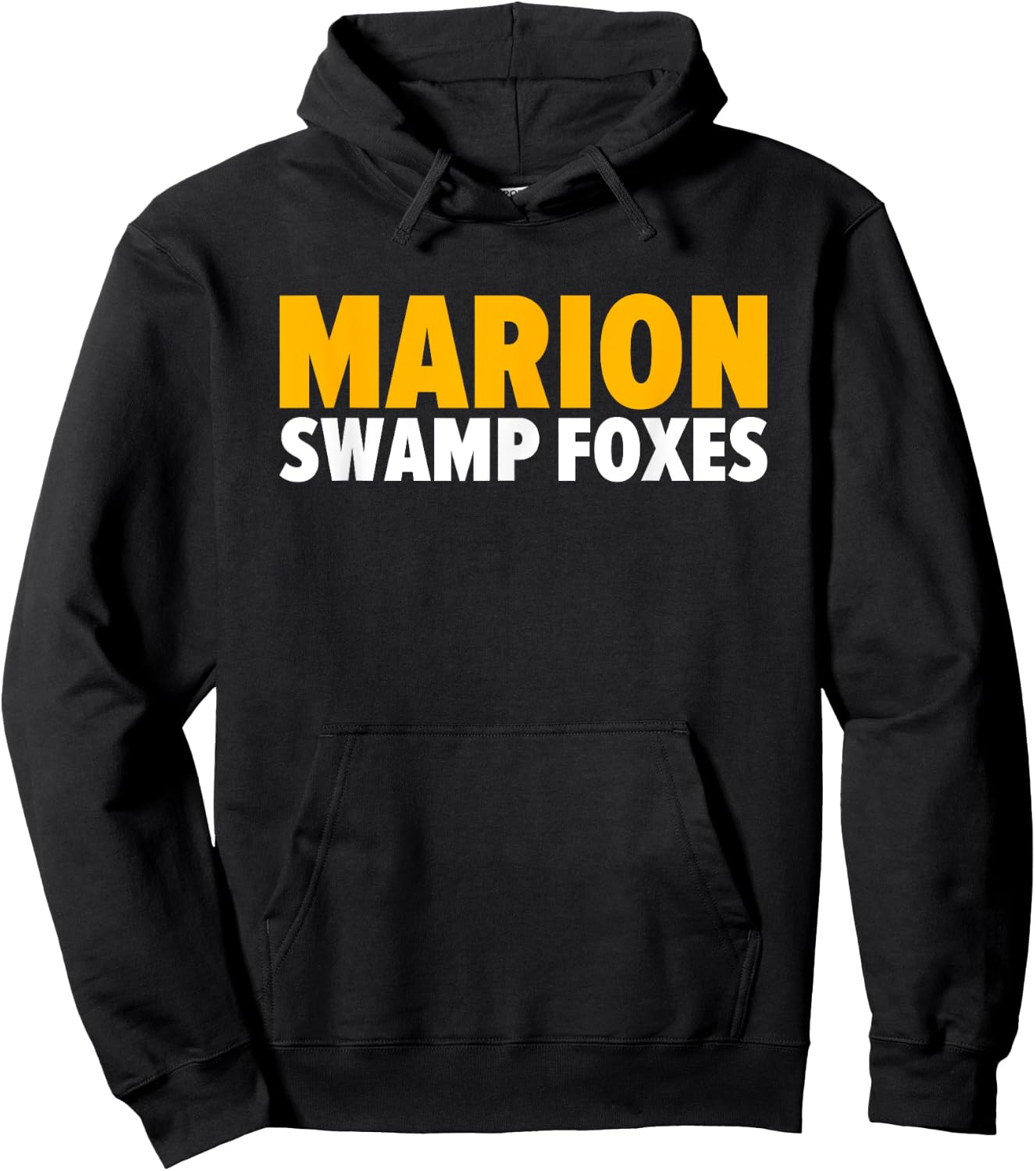 Marion Swamp Foxes Bold Hoodie - Hoodie | Black
