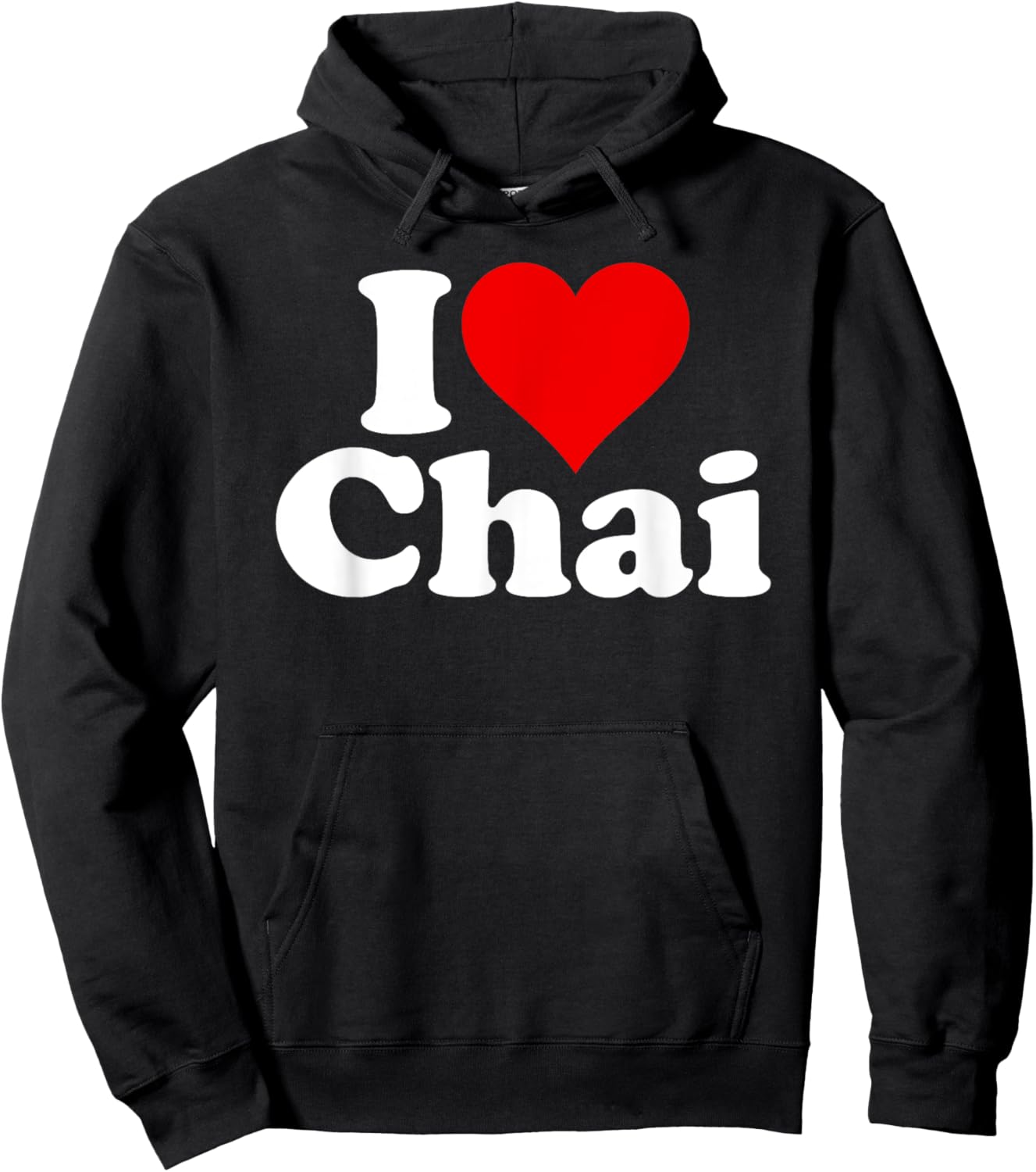 I Love Heart Chai Tea Hoodie - Hoodie | Black