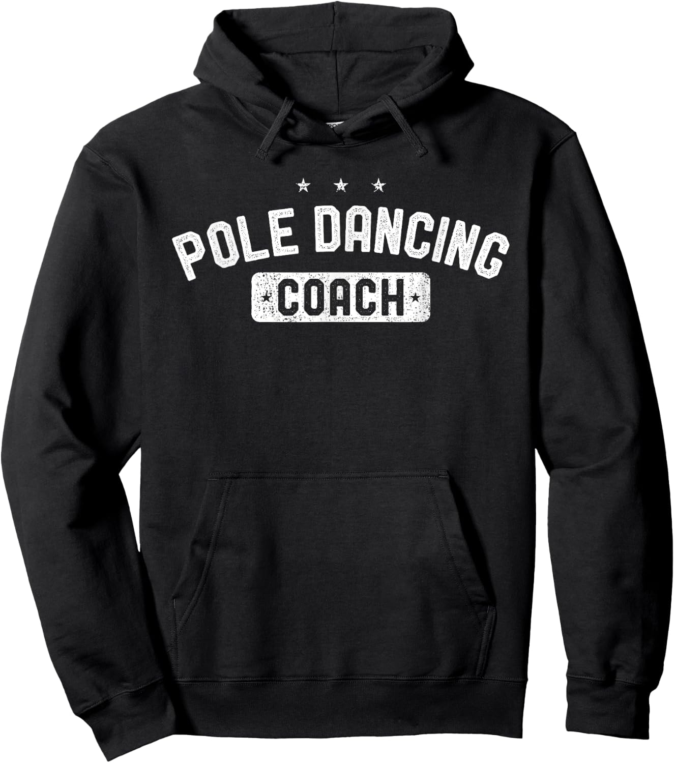Pole Dancing Coach Vintage Pole Dancing Hoodie - Hoodie | Black