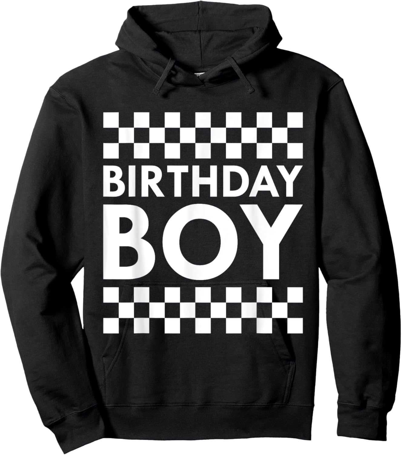 Pit Crew Birthday Boy Family Matching Racing Birthday Boy Hoodie - Hoodie | Black