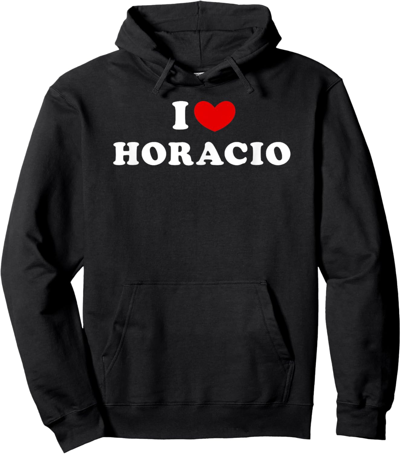 I Love Horacio, I Heart Horacio Hoodie - Hoodie | Black