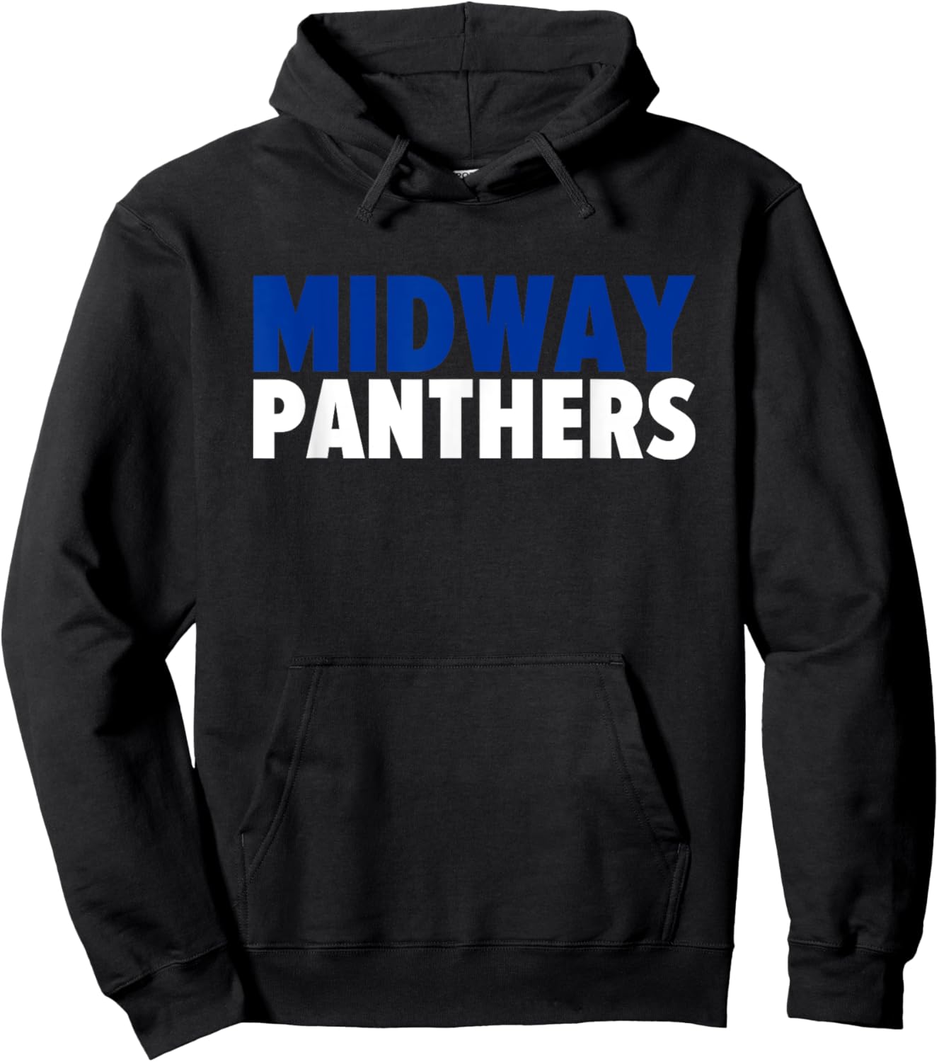 Midway Panthers Bold Hoodie - Hoodie | Black