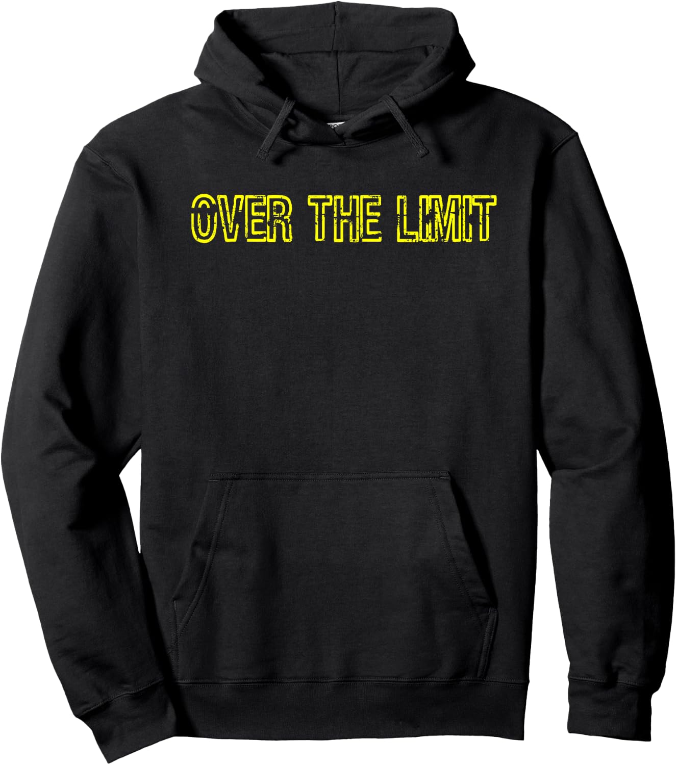 Sarcastic OVER THE LIMIT Hoodie - Hoodie | Black