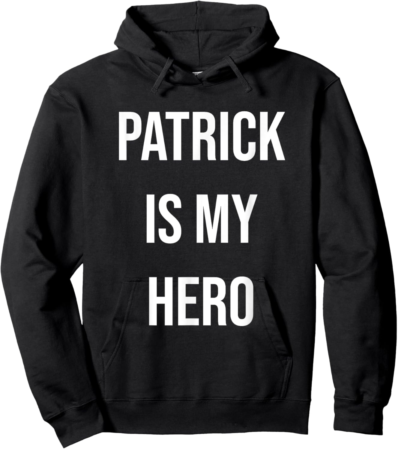 Patrick Is My Hero Hoodie - Hoodie | Black