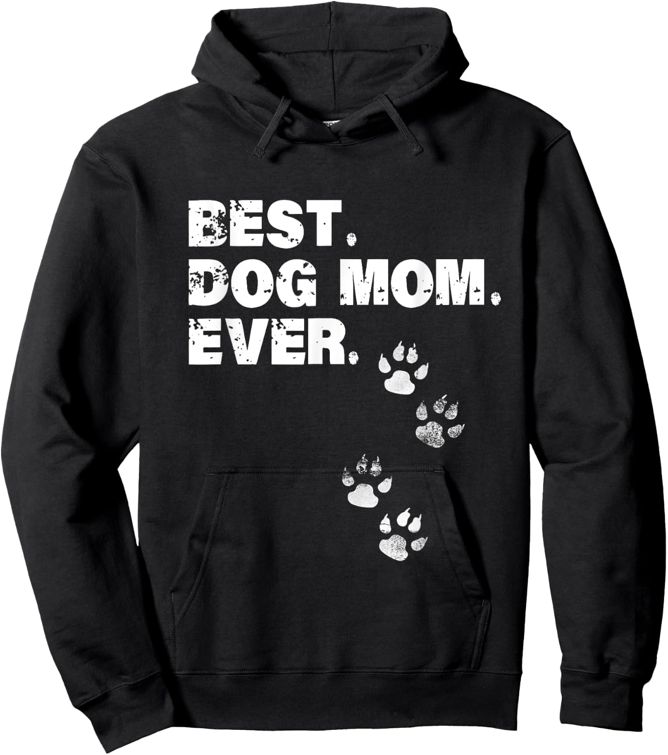 Best Dog Mom Ever Shirt Dog Lovers Hoodie - Hoodie | Black