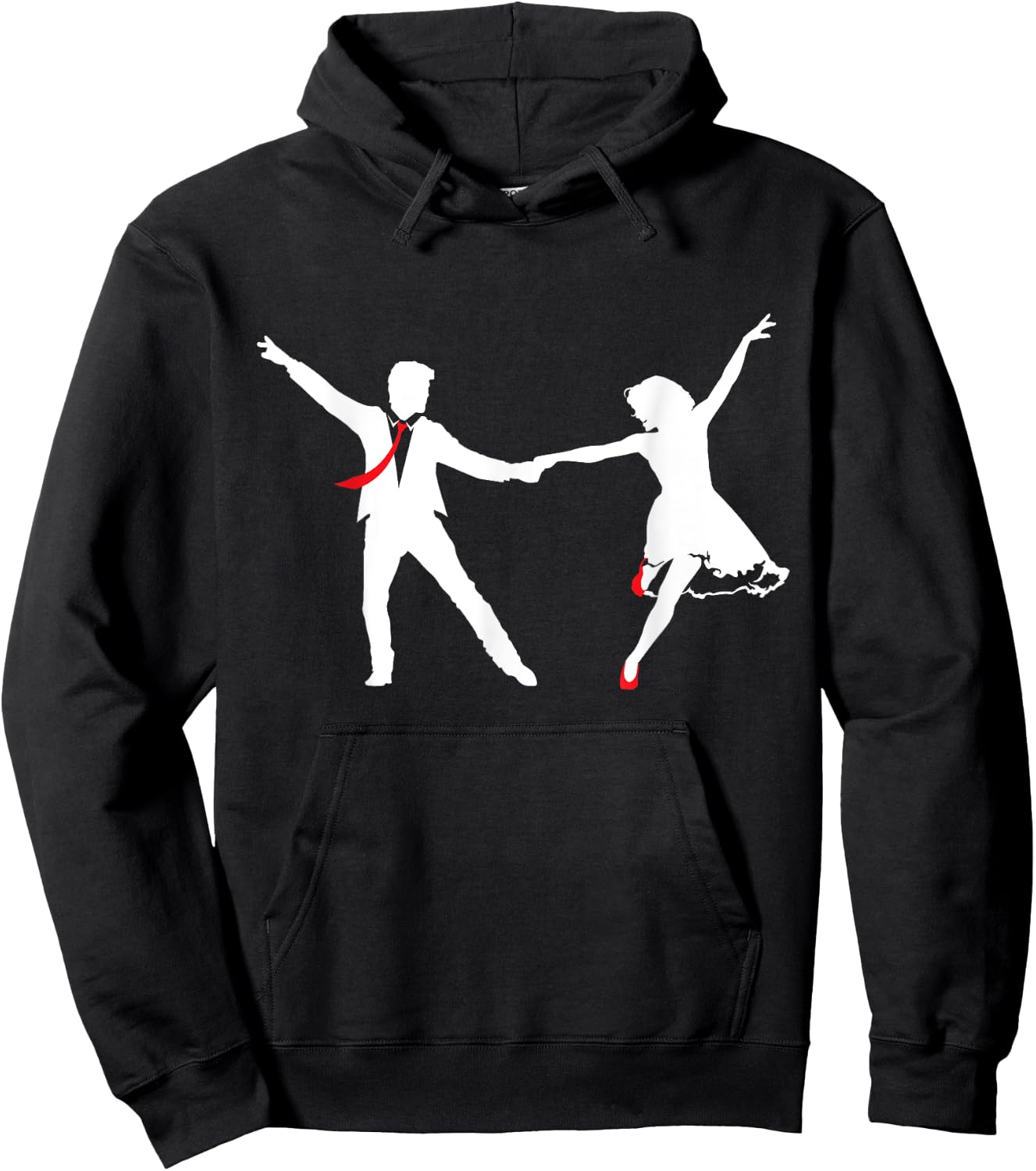 Swing Dance Couple - Dance School Swing Dance Swing Music Dancing Hoodie - Hoodie | Black