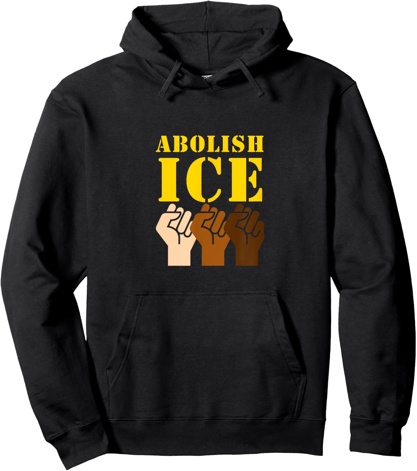 Abolish ICE Protest & Resist Support Immigrants Hoodie - Hoodie | Black