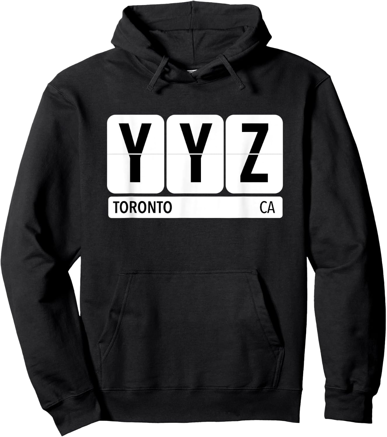 YYZ Toronto Canada Travel Souvenir CA Traveler Vintage City Hoodie - Hoodie | Black