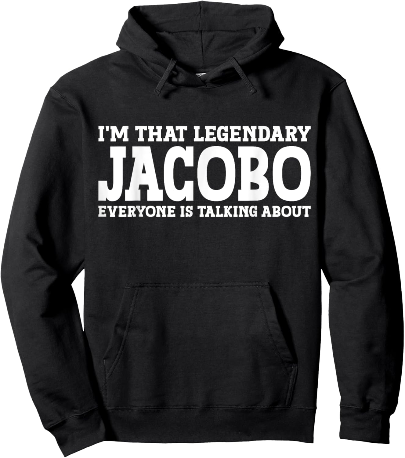 Jacobo Personal Name First Name Funny Jacobo Hoodie - Hoodie | Black