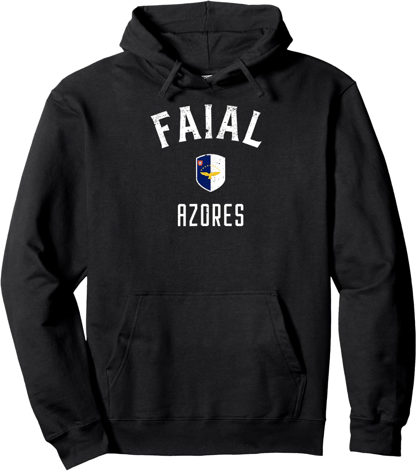 Faial Azores Flag Hoodie - Hoodie | Black