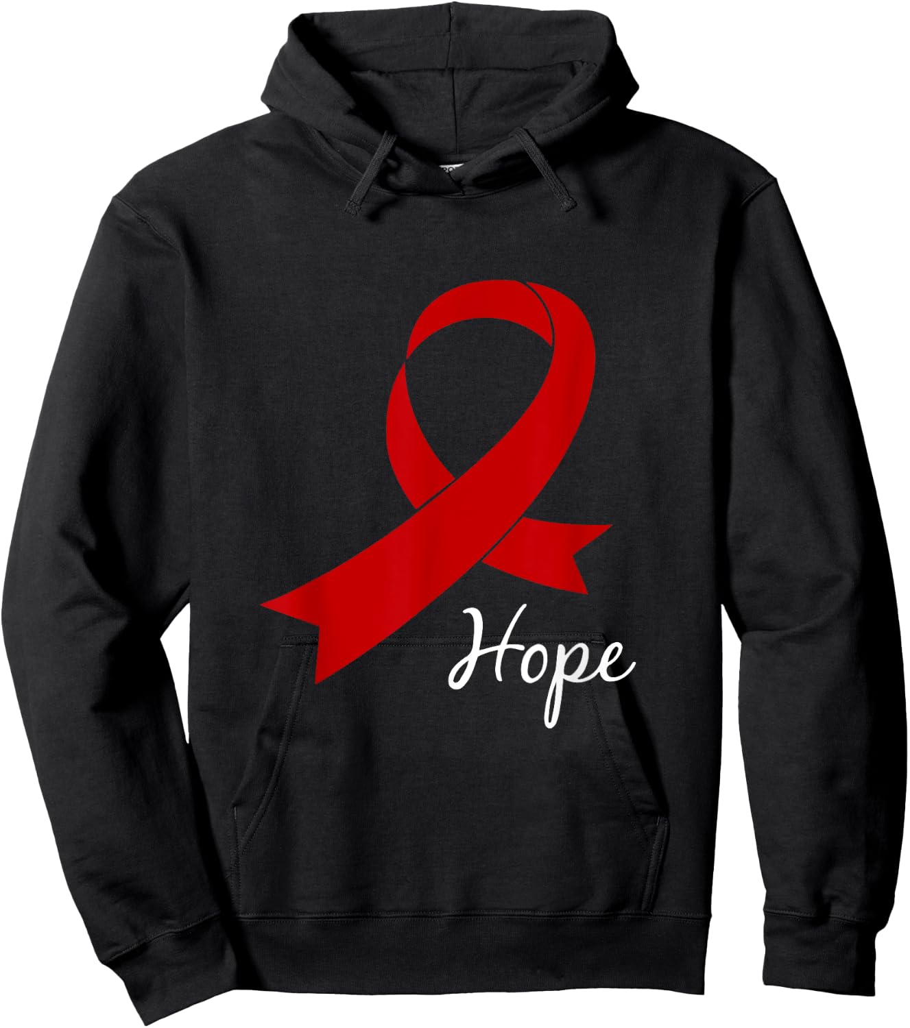 Aids Hope Shirt World Aids Day Awareness Hiv Gift Hoodie - Hoodie | Black