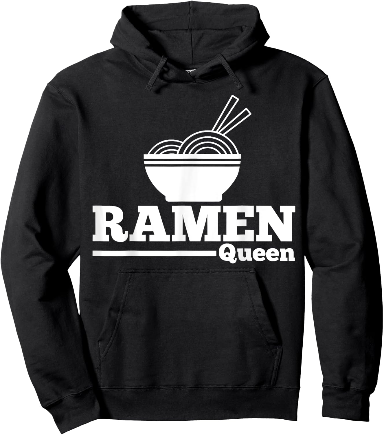 Ramen Bowl Queen Hoodie - Hoodie | Black