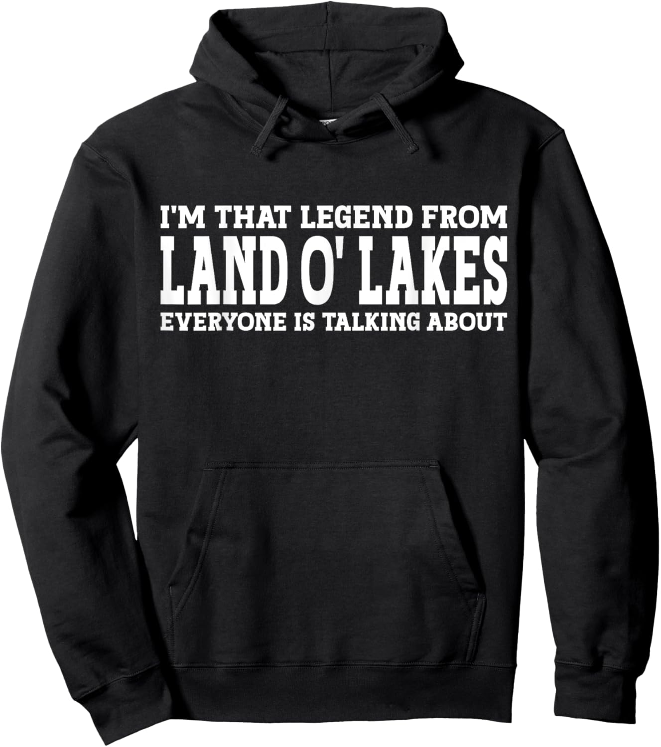 Land O' Lakes Hometown FL Florida Funny City Land O' Lakes Hoodie - Hoodie | Black