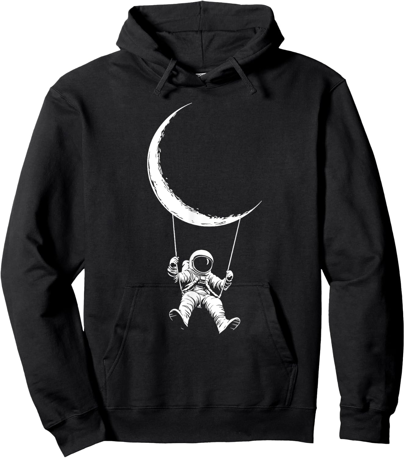 Moon Swing Space Astronaut Hoodie - Hoodie | Black