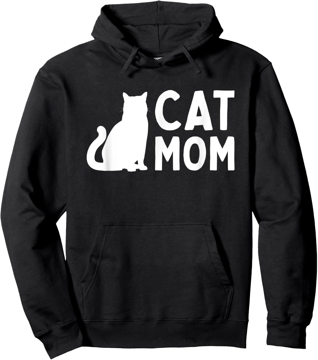 Best Cat Mom Mothers Day Women Wife Kitty Mommy Mama Hoodie - Hoodie | Black