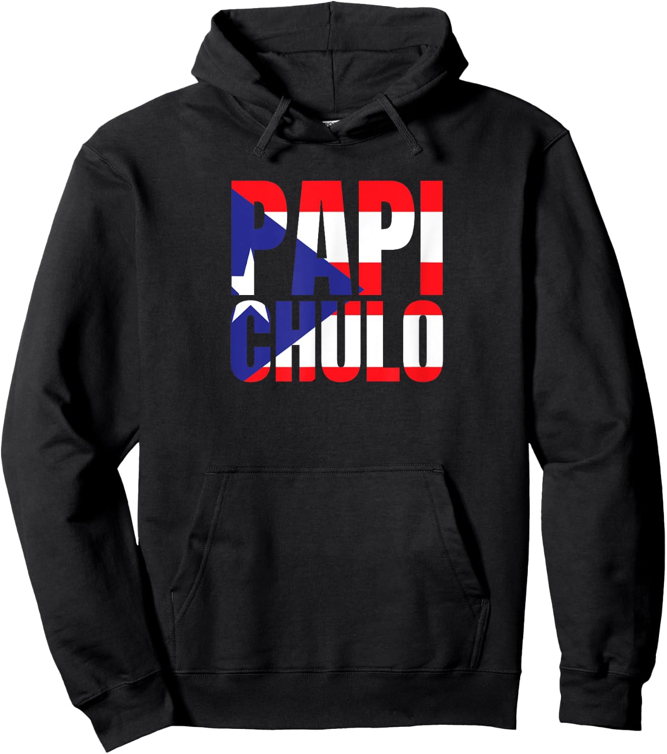 Papi Chulo Puerto Rico Flag Boricua Gift Hoodie - Hoodie | Black