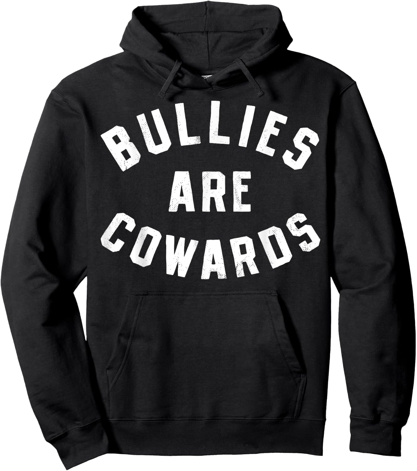 Bullies Are Cowards Be Kind Inspirational Kindness Retro Hoodie - Hoodie | Black