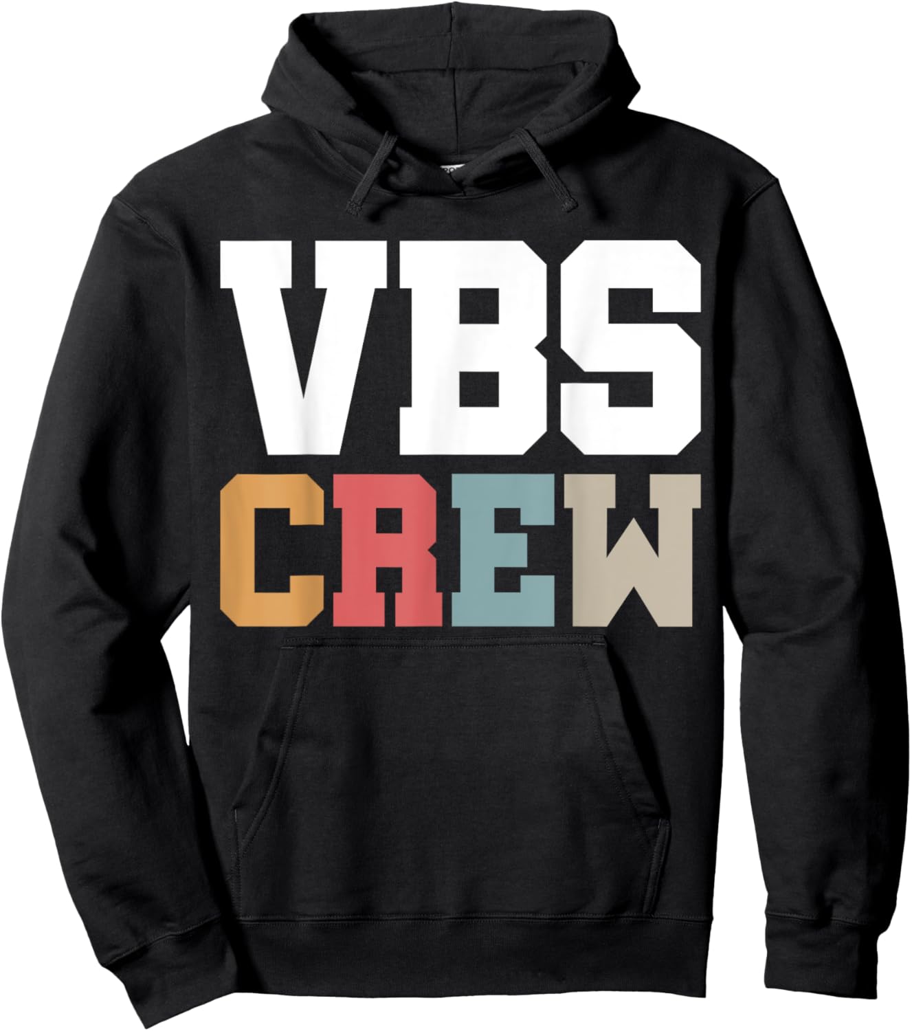 VBS Crew Faith-Based Gathering Sunday School Teacher Hoodie - Hoodie | Black