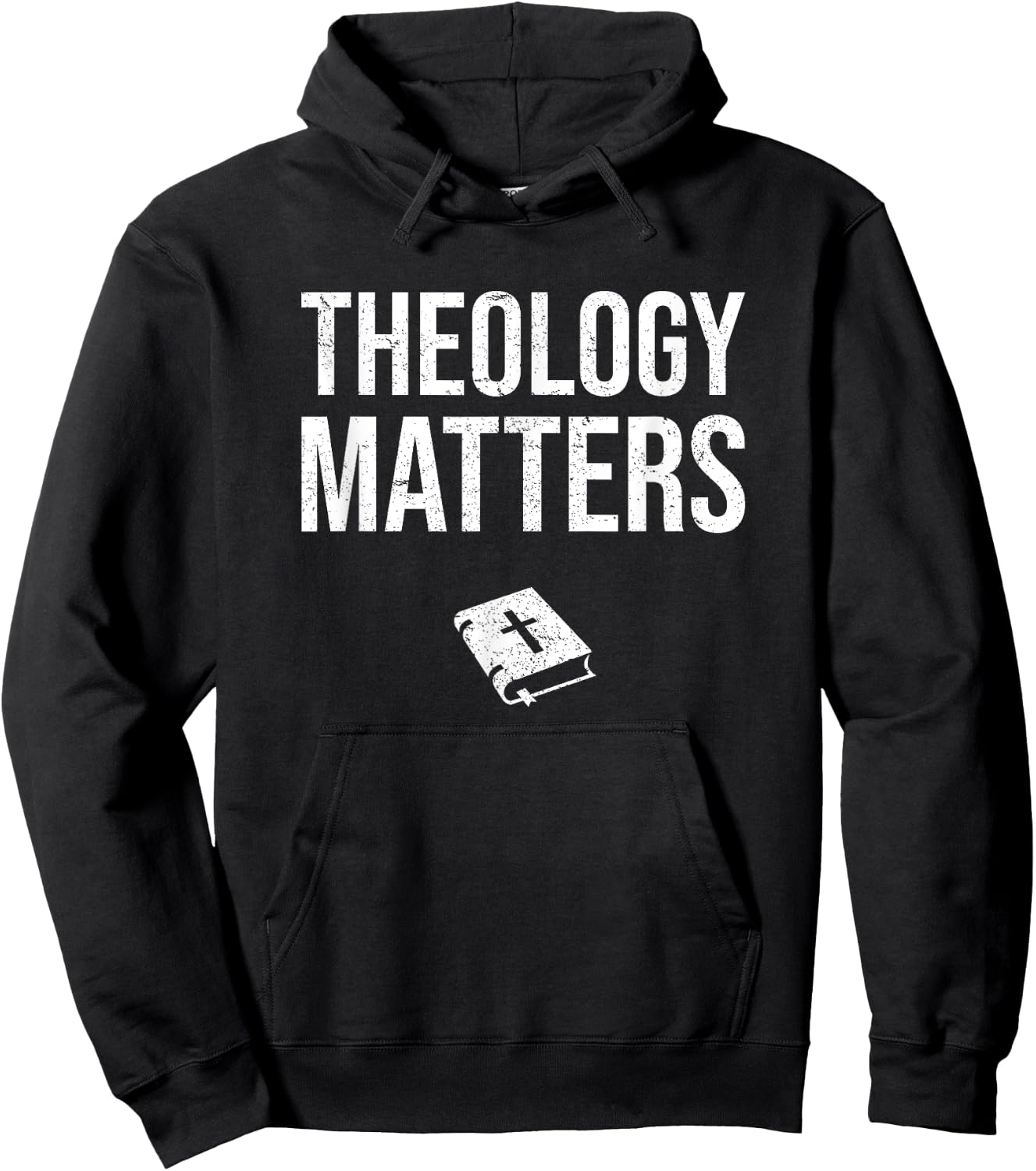 Theology Matters christian seminary Hoodie - Hoodie | Black