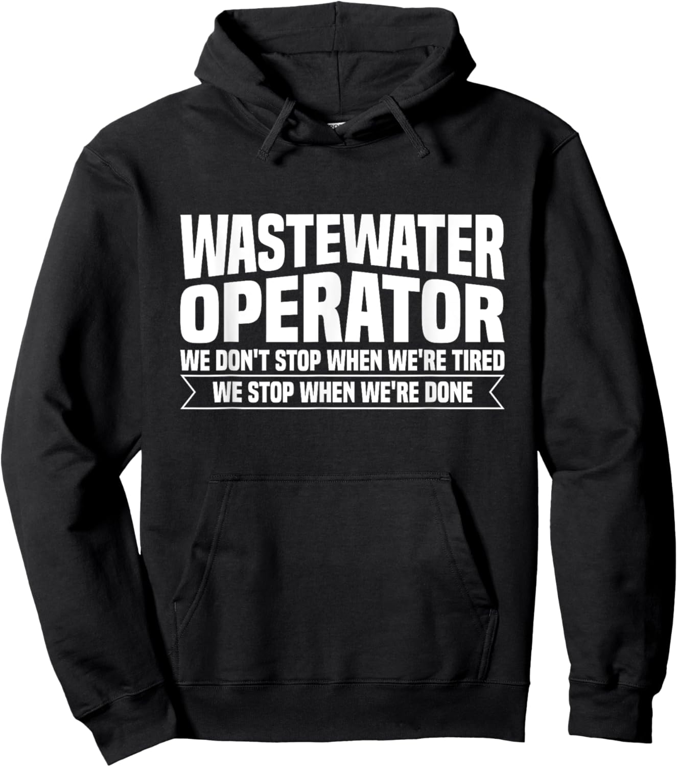 Wastewater Treatment Design for a Wastewater Operator Hoodie - Hoodie | Black