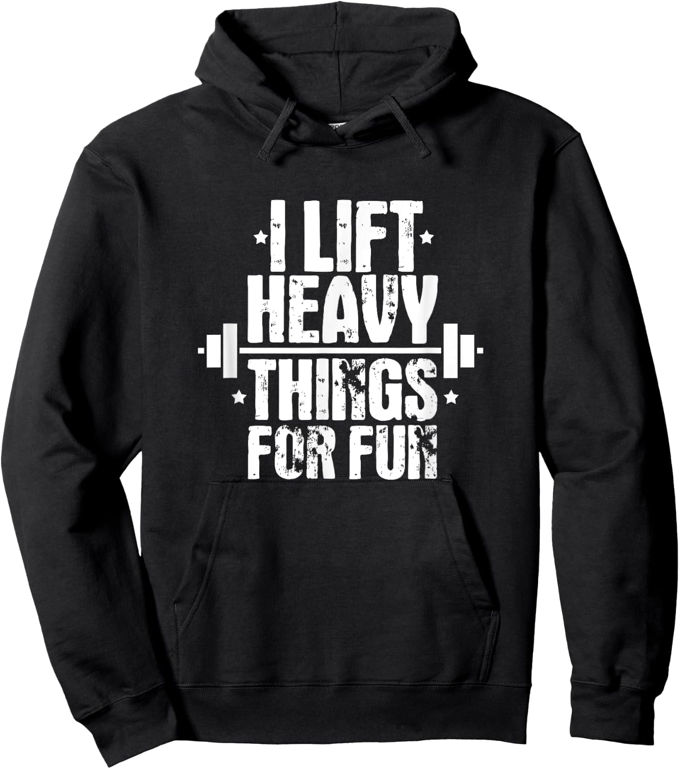I Lift Heavy Things For Fun Fitness Weightlifting Hoodie - Hoodie | Black