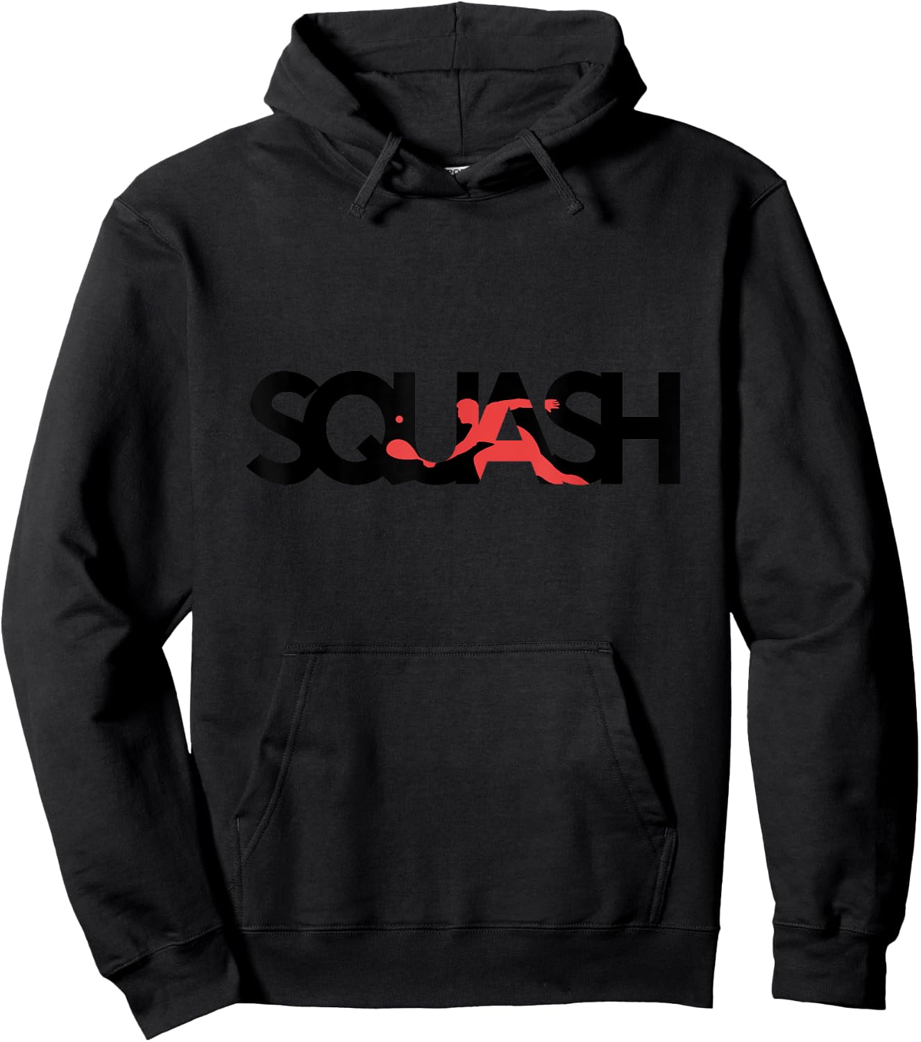 Squash Gift Ball Court Shoes Racket Hoodie - Hoodie | Black