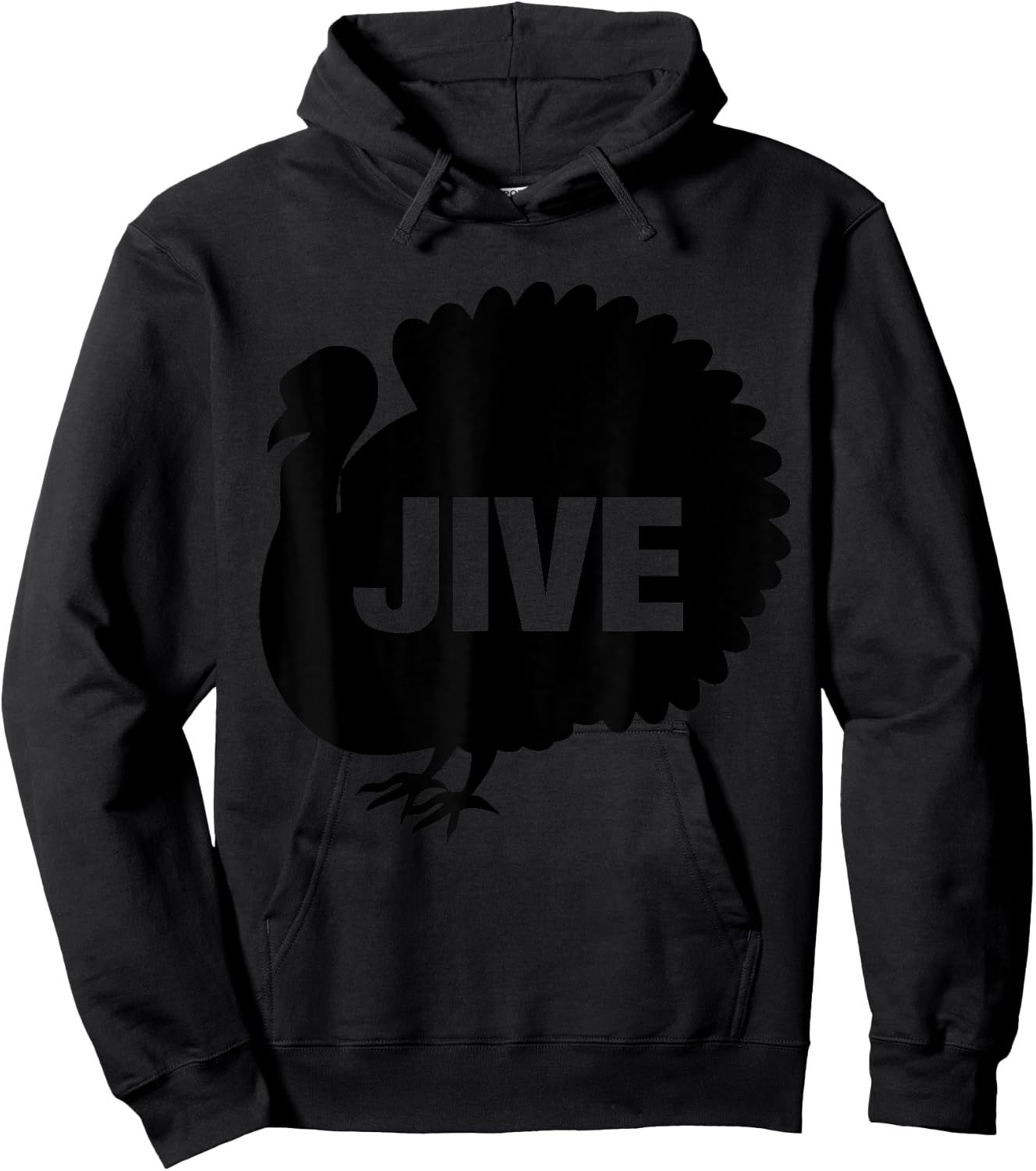 Funny Jive Thanksgiving Turkey Day Retro Holiday Gift Hoodie - Hoodie | Black