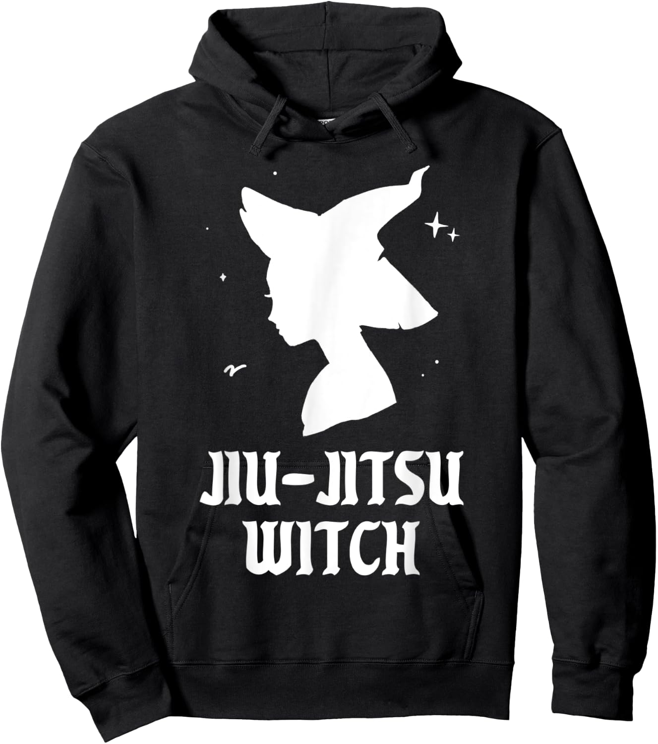 Jiu-Jitsu Witch Funny Martial Arts Sports Halloween Costume Hoodie - Hoodie | Black