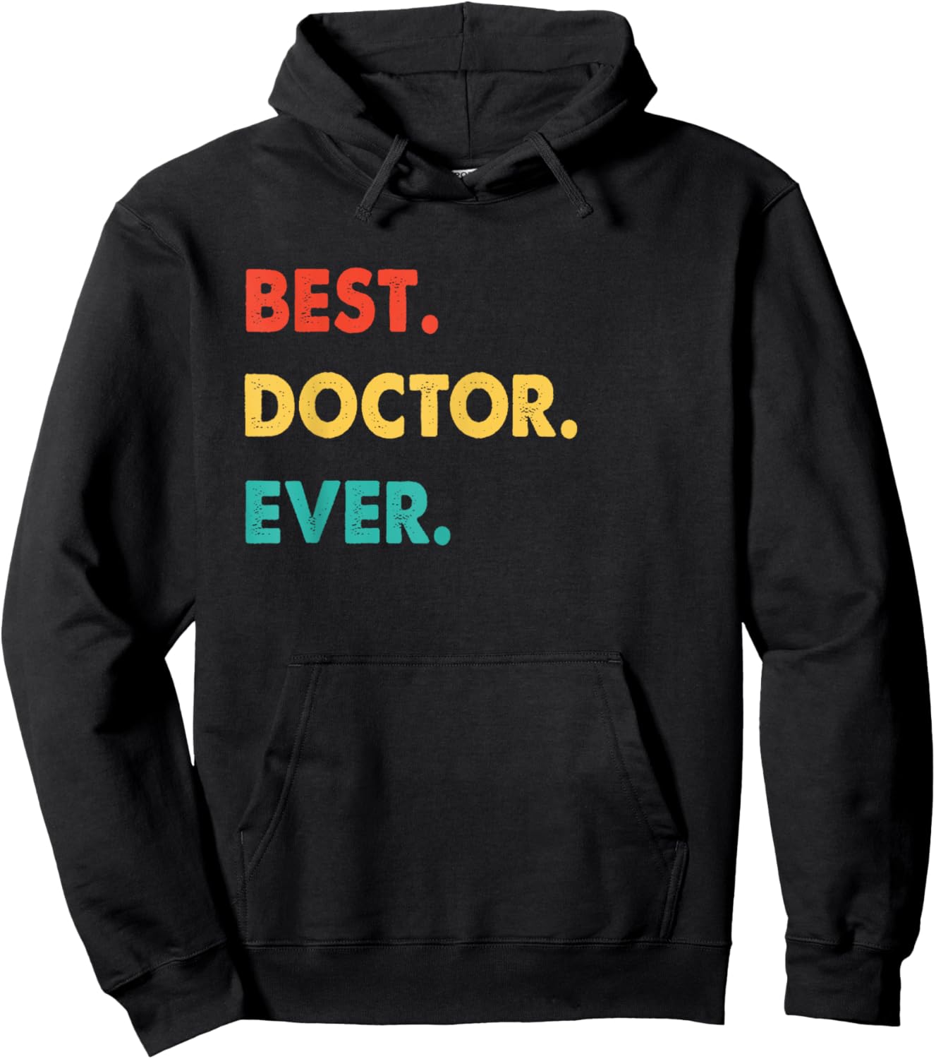 Doctor Profession Retro Best Doctor Ever Hoodie - Hoodie | Black