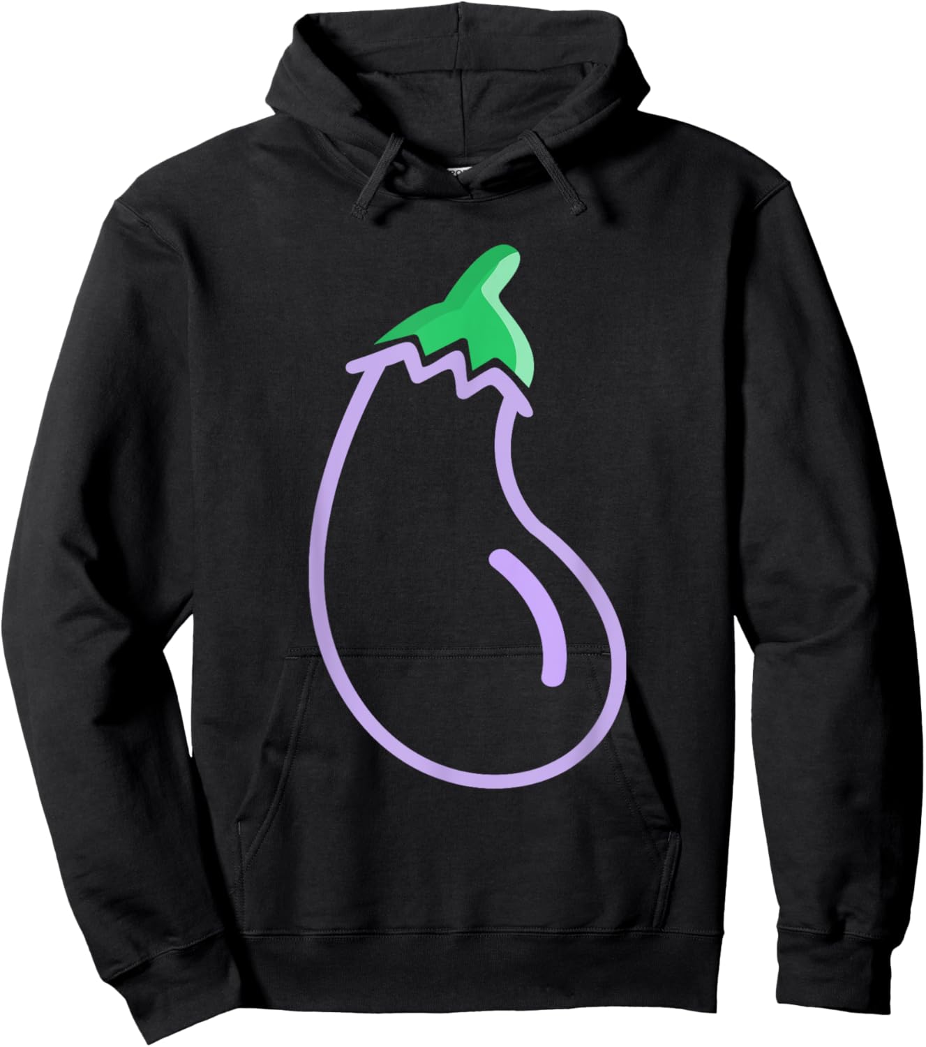 Eggplant costume Vegetable Vegan Adult Women Men Kids Hoodie - Hoodie | Black