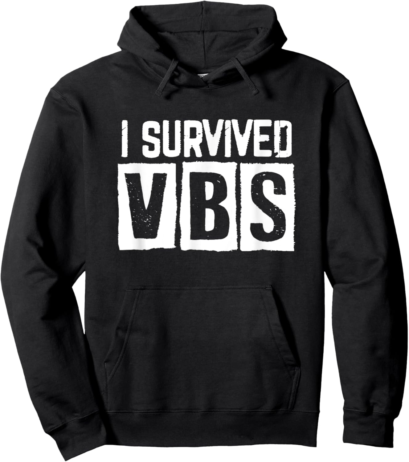 I Survived Summer Vacation Bible School Christian VBS Cute Hoodie - Hoodie | Black