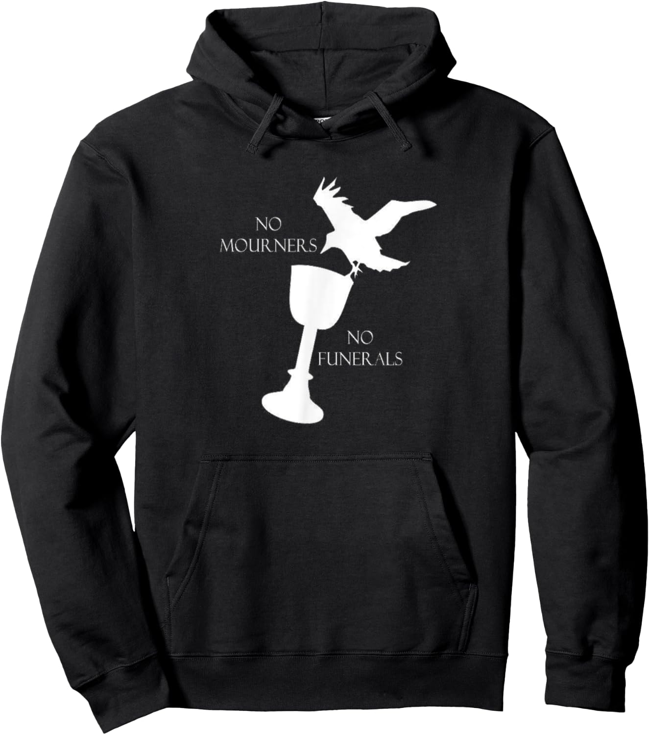 Bookworm No Mourners No Funerals for book nerds Hoodie - Hoodie | Black