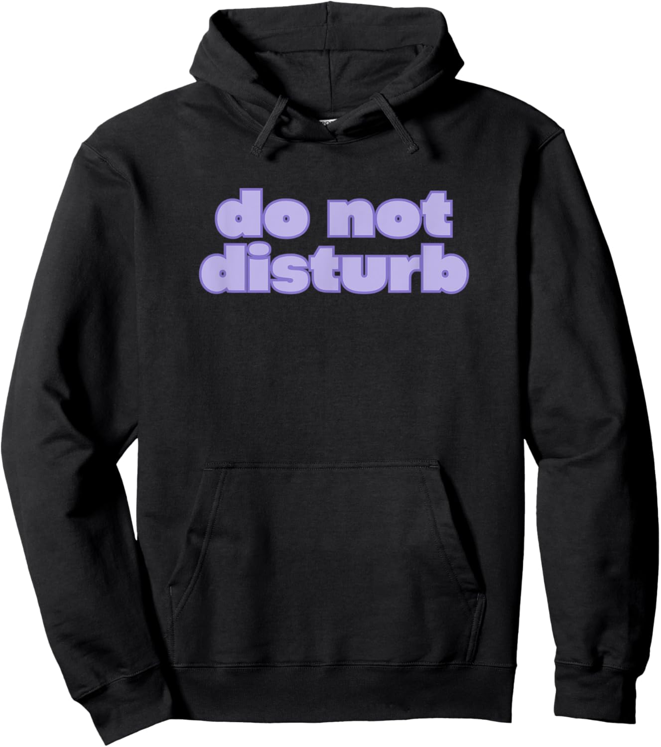 Oversized Do Not Disturb Gym Pump Cover to Focus Hoodie - Hoodie | Black
